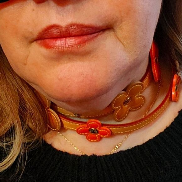 Authebtic Louis Vuitton Vernis Fleur Double Wrap Bracelet Cojer - Picture 4 of 13